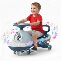 COCHE MUSICAL PARA NIÑOS Y BEBÉS JUGUETE EMPUJE GIRO DE 360 CON RUEDAS LUZ LED