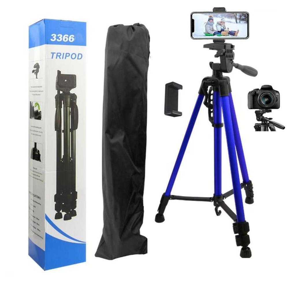Tripode para Camara Celular 140 cm Profesional Azul 360