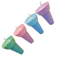 Vaso de Snacks y Bebidas 2 en 1 para Botanas y Refrescos