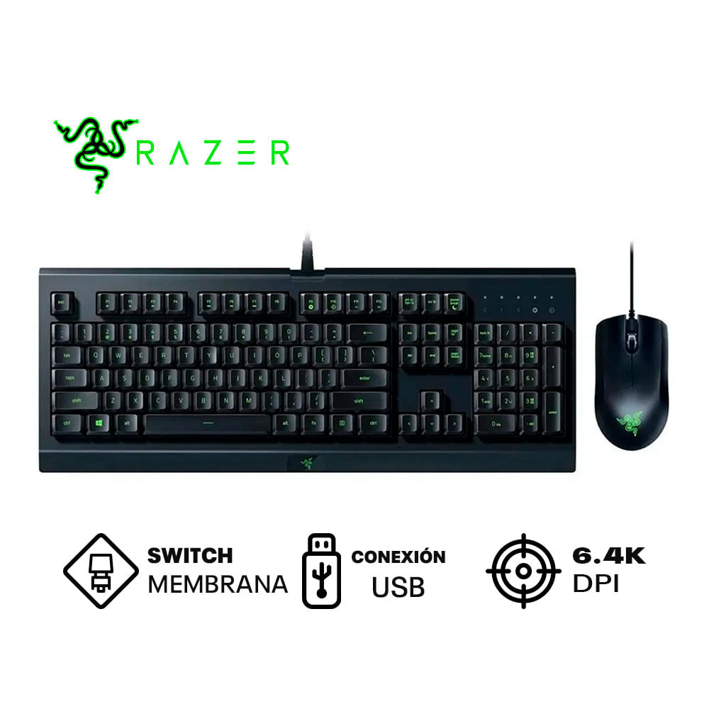 Teclado Y Mouse Gaming Razer Cynosa -Abyssus lite Kit