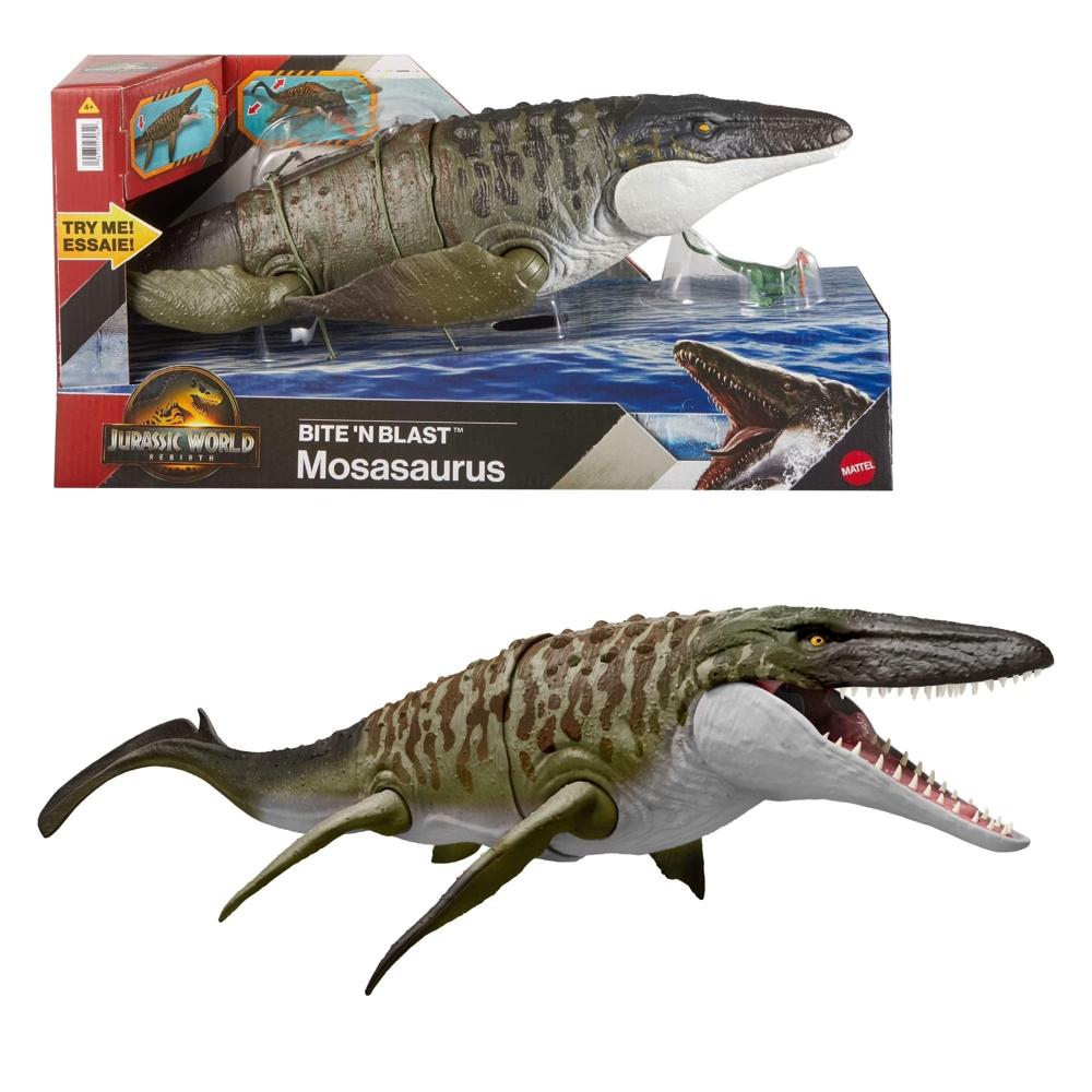MOSASAURUS REBIRTH JURASSIC WORLD SET MINI DILOPHOSAURUS
