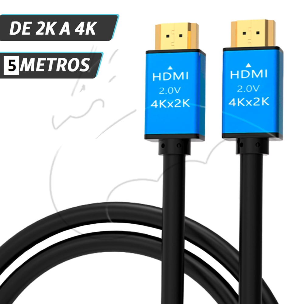 Cable Hdmi 4k 60hz 5m Negro Premium Macho Hdmi CABLE0006