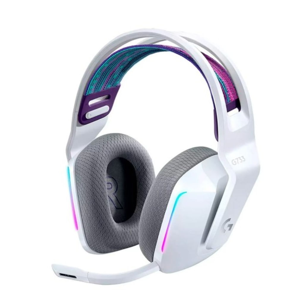 Audífonos Gamer Logitech G733 Lightspeed Blanco