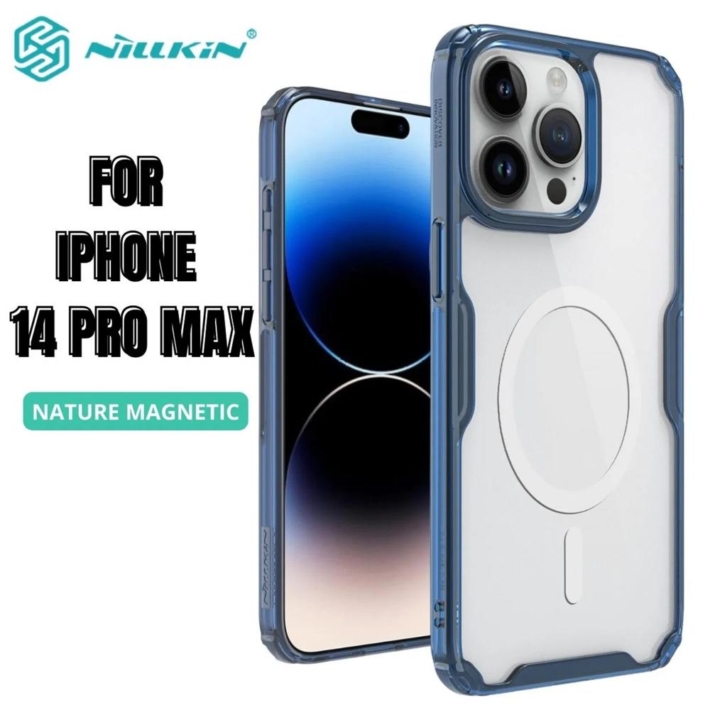 Case Nillkin Nature Blue - iPhone 14 Pro Max MagSafe