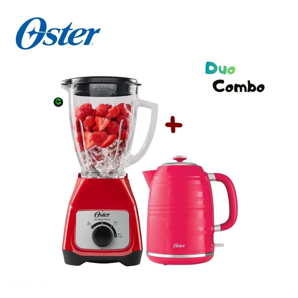 Pack Oster Licuadora BLSTKAGRRD 1.5 L y Hervidor Sandia 1.7 L