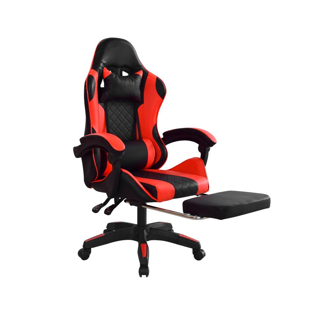Silla Gamer Byd Reposapies Negro Rojo Ofideas