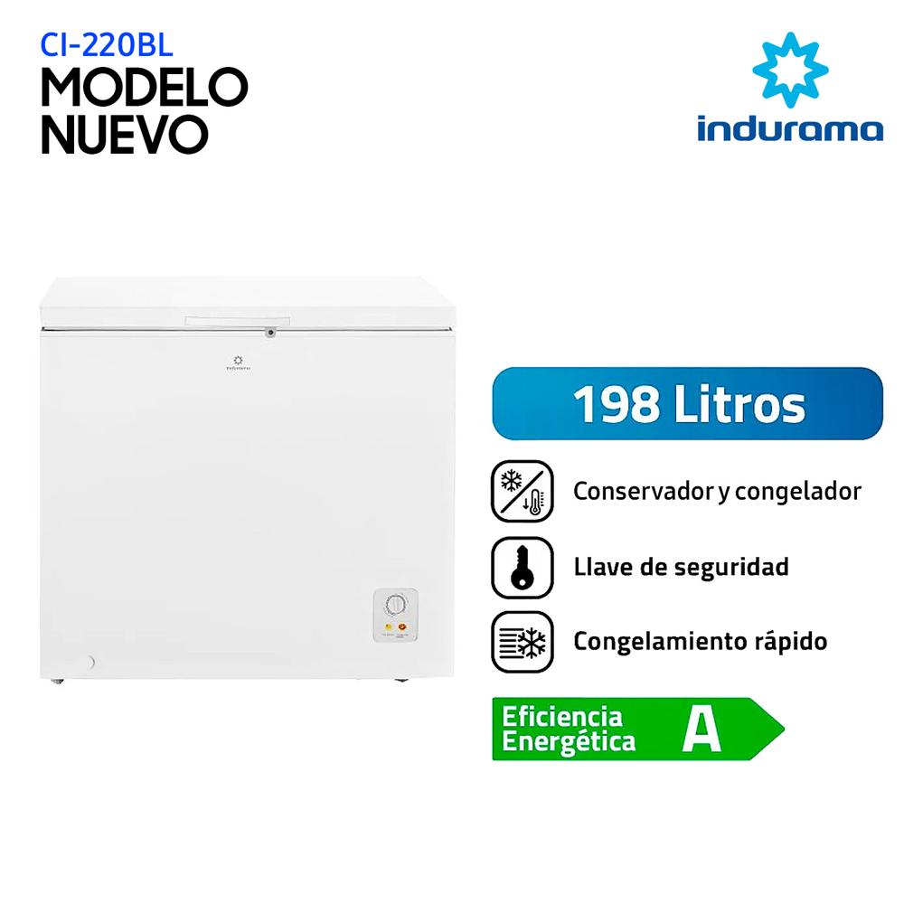 Congeladora Indurama 198 L CI-220BL - Blanco