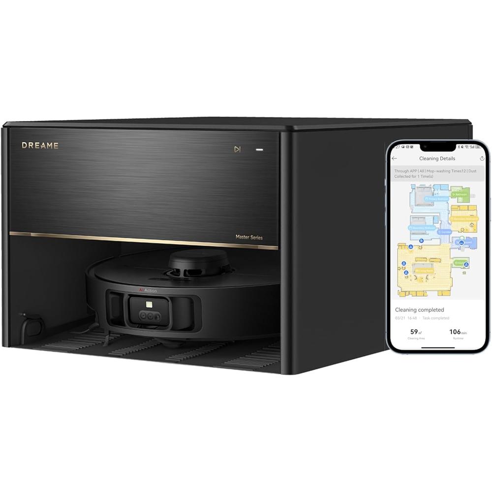 Dreame X40 Master robot aspirador con base compacta
