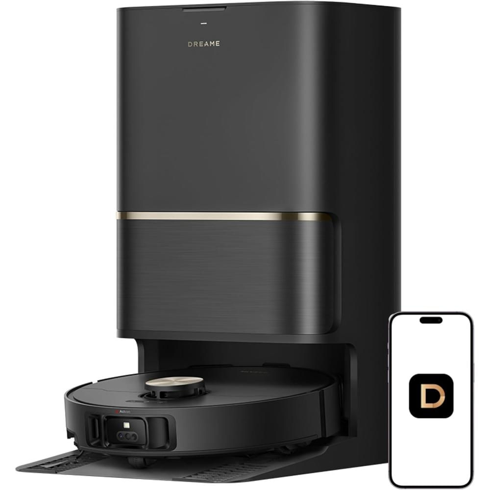 Dreame L50 Ultra robot aspirador con doble cepillo | Negro