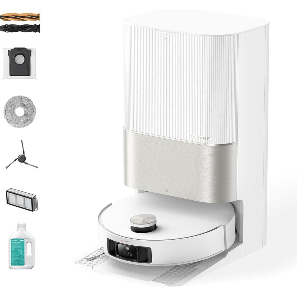 Dreame X50 robot aspirador con mopa autolimpiante | Blanco