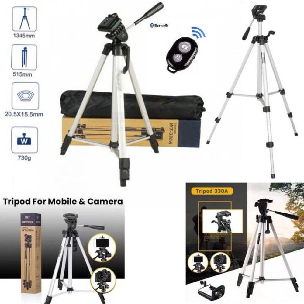 Trípode para Celular Cámara Profesional 1345mm Soporte Bluetooth 360