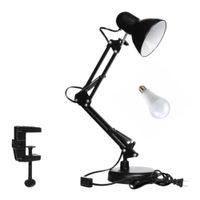 Lampara Led Para Escritorio Plegable Doble base Incluye 1 foco