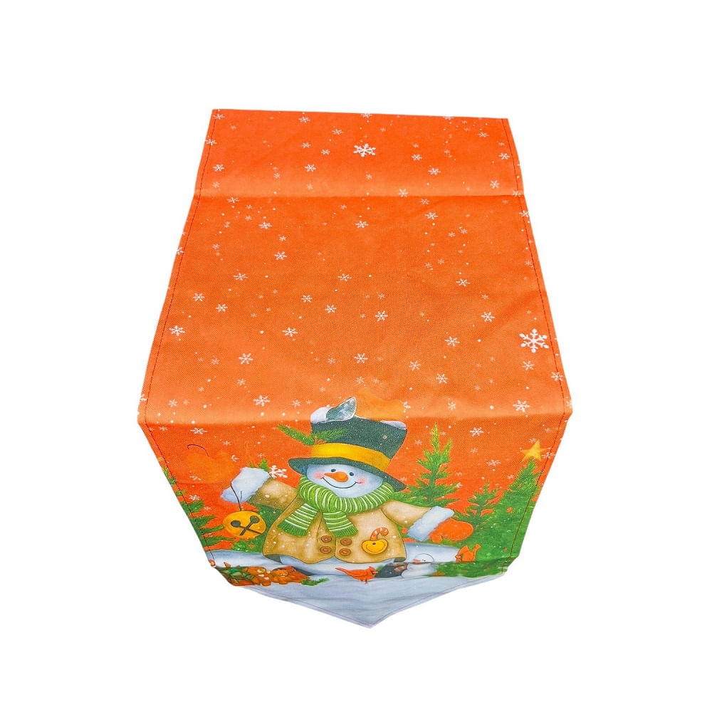 Caminos de Mesa Navidenos Lino Grueso 155cm x 32cm Gris