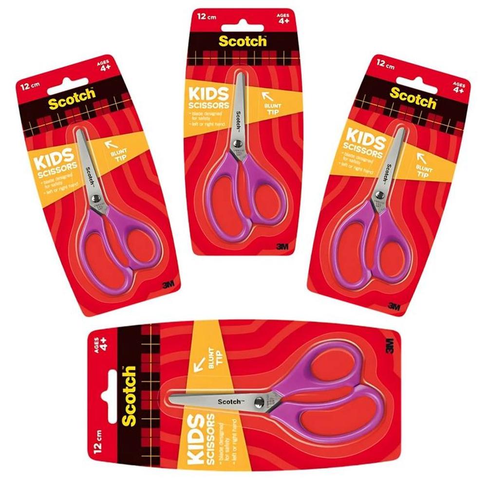 Pack X4 Tijera Scotch Kids 4.9