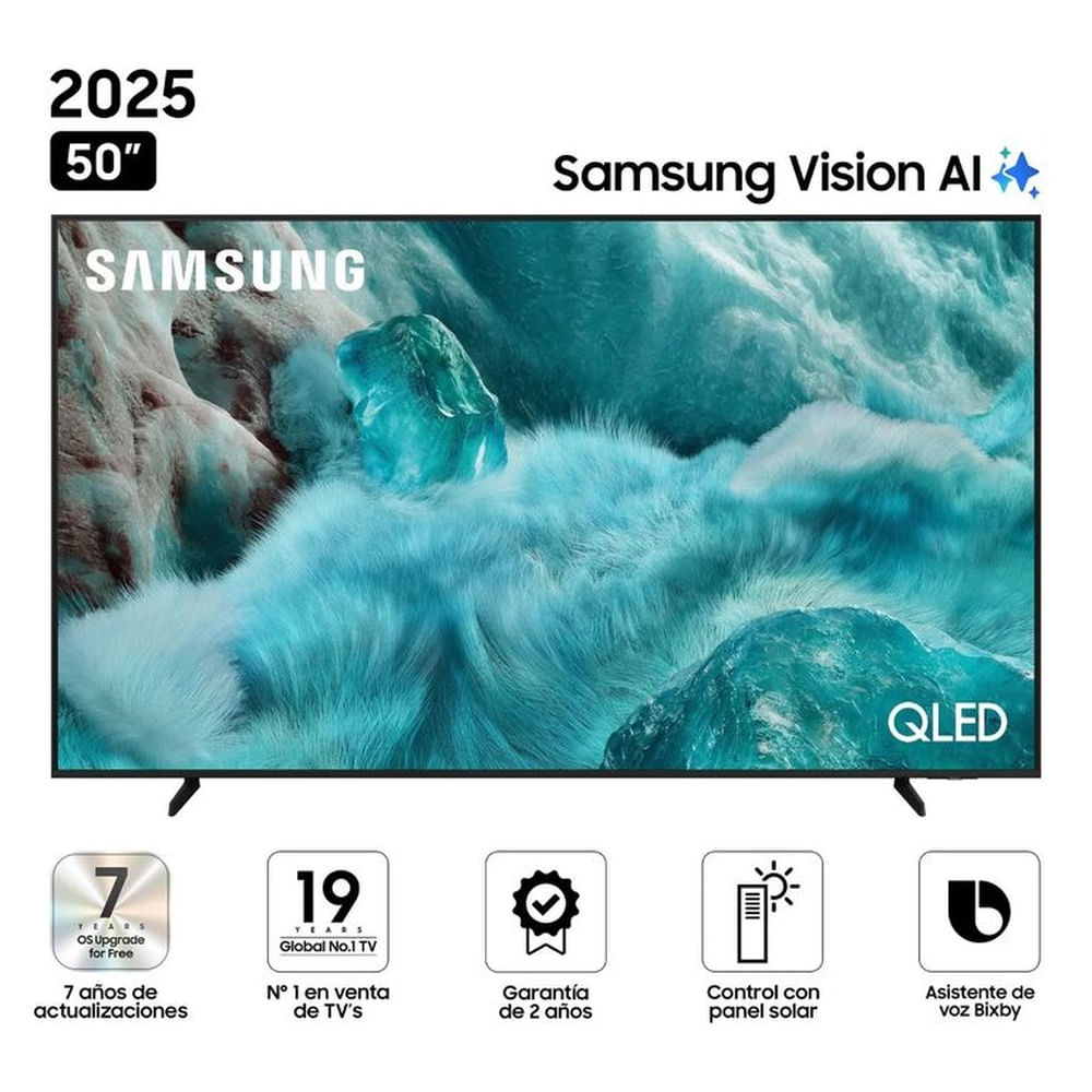 Televisor SAMSUNG 50 Qled Q7f Vision Ai Smart Tv 2025