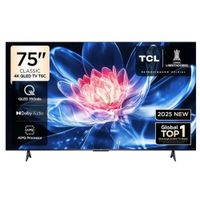 TELEVISOR  TCL QLED 75 pulgadas 75T6C 4K Google TV 2025
