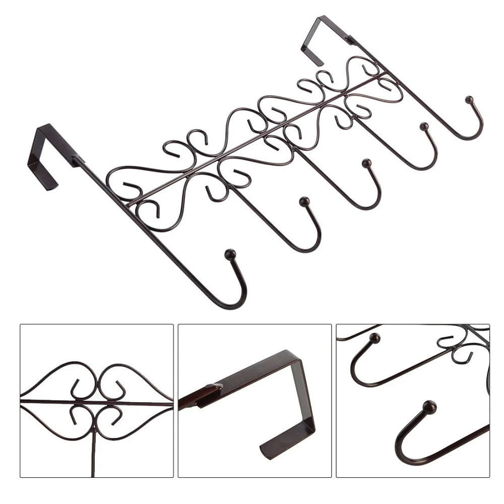 Perchero para Puerta Colgador de 5 Ganchos