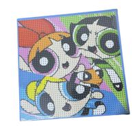 Diamond Painting cuadro pega piedritas 20 por 20 niña