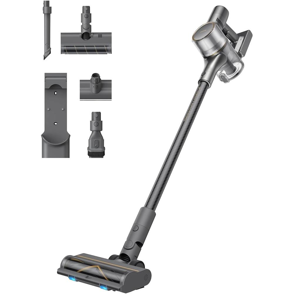 Dreame R20 aspiradora inalámbrica con doble cepillo y luces | Negro