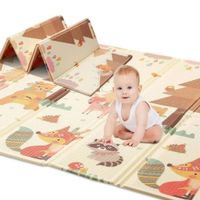 Piso Reversible Plegable Grande para Bebés 2m x 1.80m