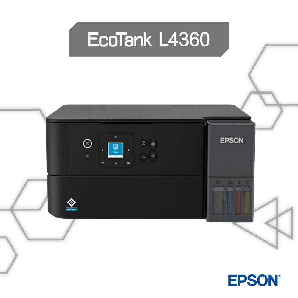 Impresora Epson EcoTank L4360 Wi-Fi Duplex Multifuncional Color