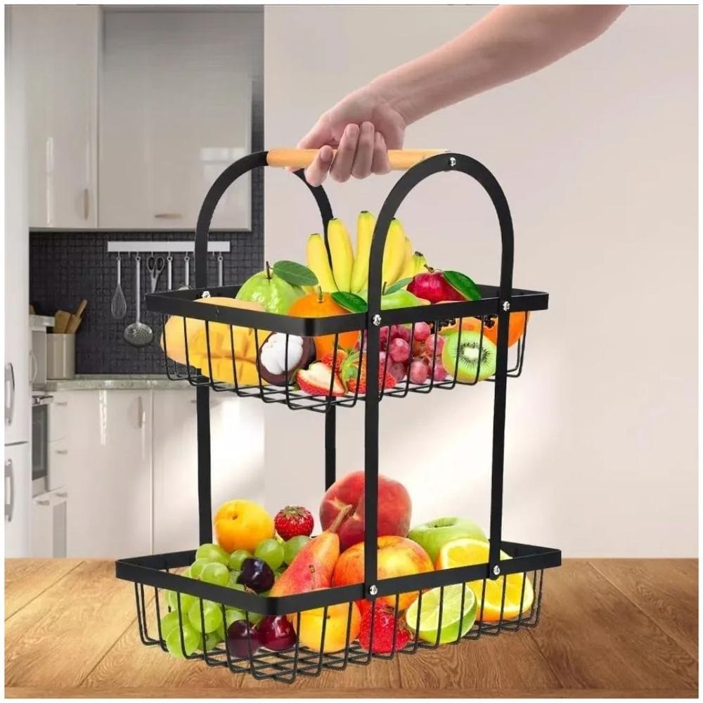 Organizador para Frutas y Verduras 2 Niveles