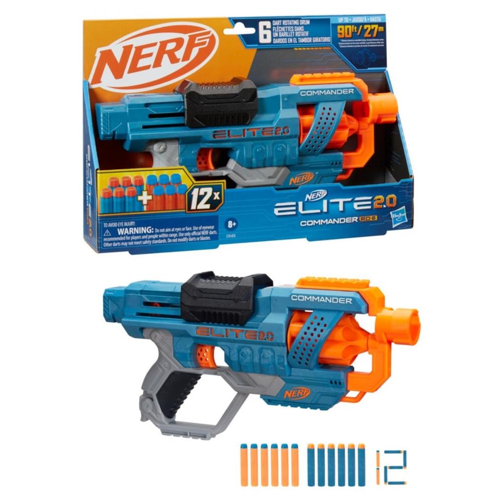 Lanzador Nerf Elite 2.0 Commander RD-6