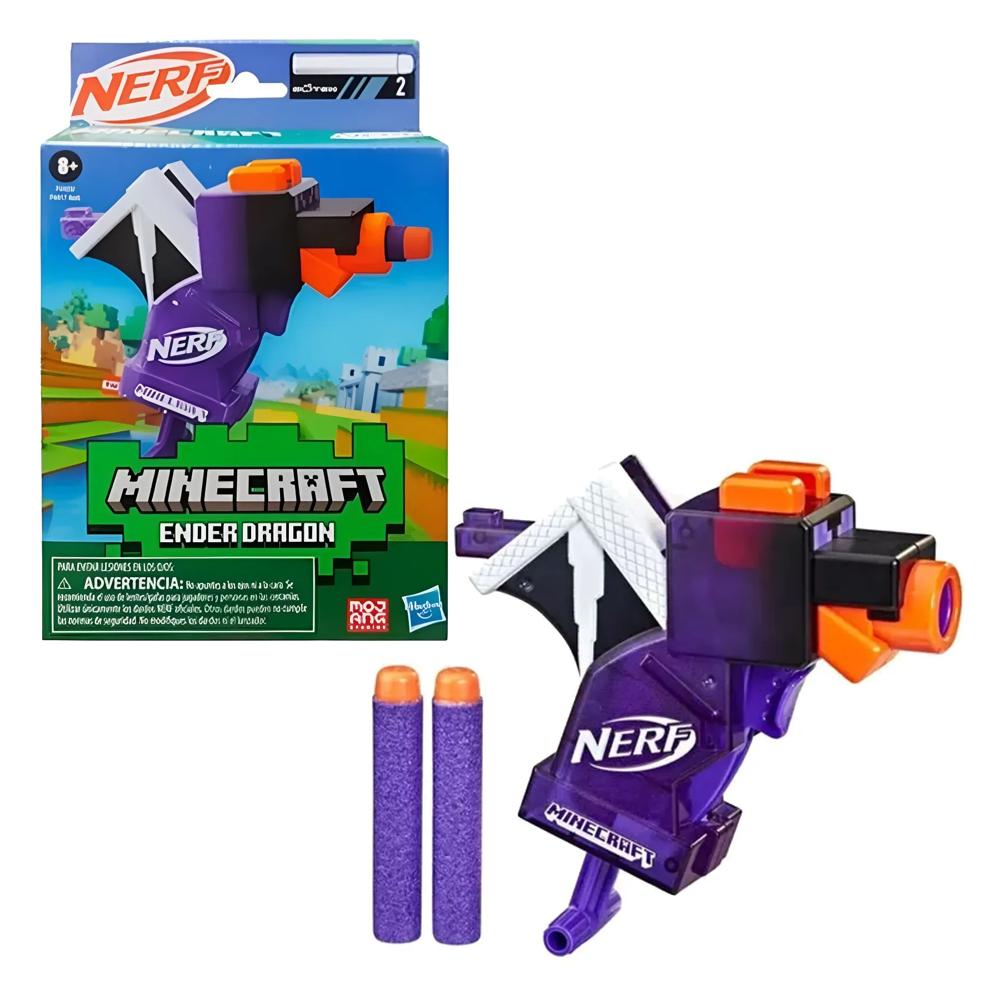 Lanzador Nerf Minecraft Ender Dragon
