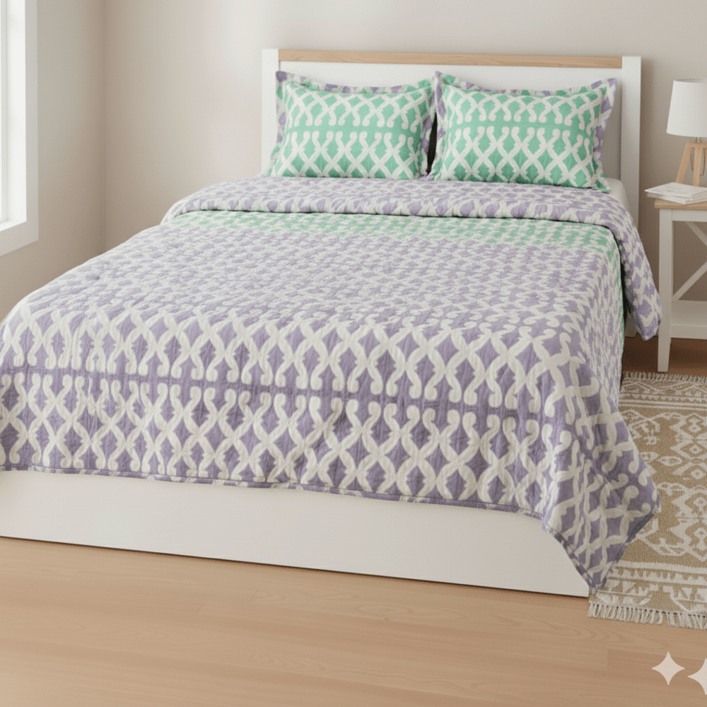 Edredón bramante con Funda Sham King Karet Alondra