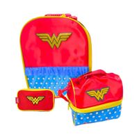 SET MOCHILA ESCOLAR WONDER WOMAN CLASS