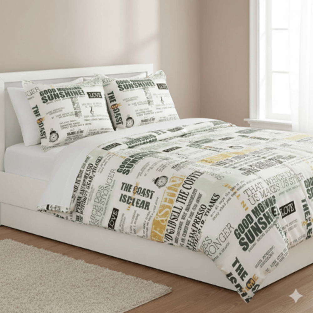 Edredón bramante con Funda Sham Free Home Norwalk 2 Plazas Edredón bramante con Funda Sham Free Home Norwalk 2 Plazas