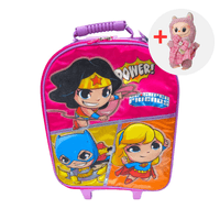 MALETA ESCOLAR KIDDO DC SUPER FRIENDS CON LABUBU