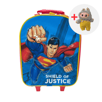 MALETA ESCOLAR KIDDO SUPERMAN CON LABUBU