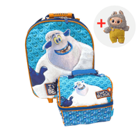 SET MOCHILA ESCOLAR PIE PEQUEÑO 2 CON LABUBU