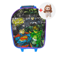 MALETA ESCOLAR KIDDO JUSTICE LEAGUE CON LABUBU
