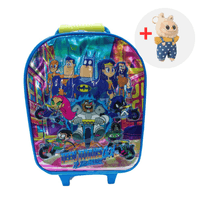 MALETA ESCOLAR KIDDO TITANS GO CON LABUBU