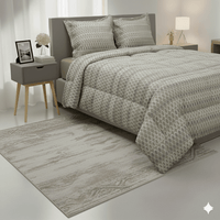 Edredón de algodón con Funda Sham 2 Plazas Varanasi Free Home Premium