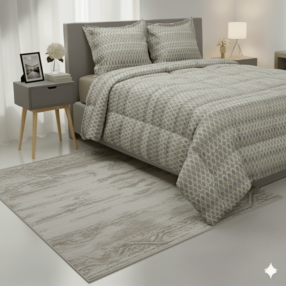 Edredón algodón 180hilos  con Funda Sham Queen Varanasi Free Home Premium