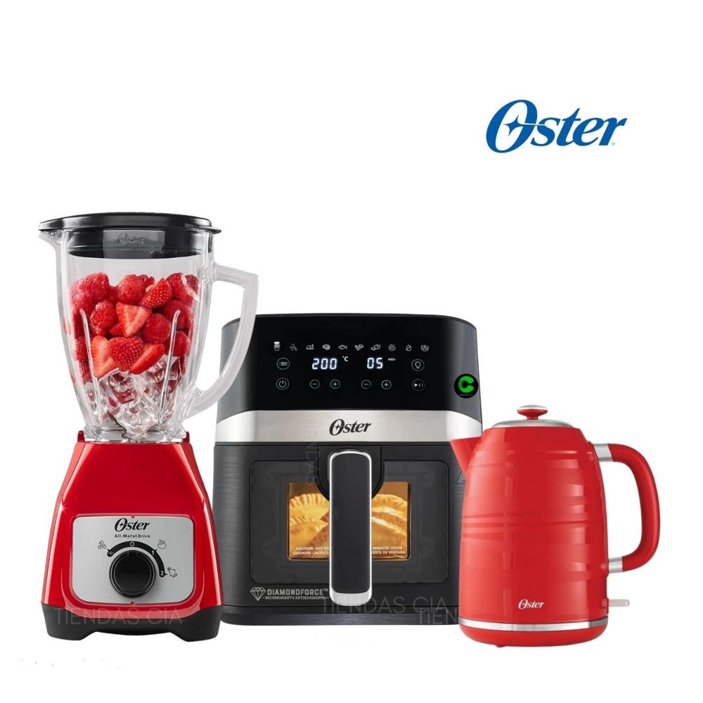 Combo Oster Licuadora - Freidora 4L y Hervidor 1.7 L