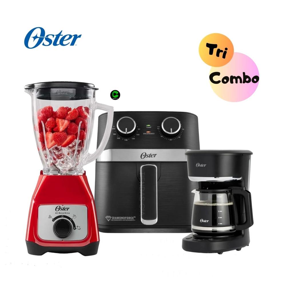 Tri Combo Oster Licuadora + Freidora y Cafetera 12 Tazas
