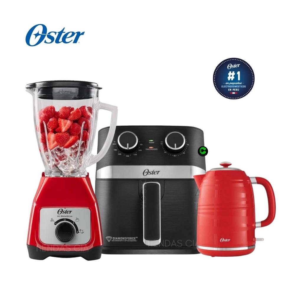 Combo Oster Licuadora - Freidora 4L y Hervidor 1.7 L