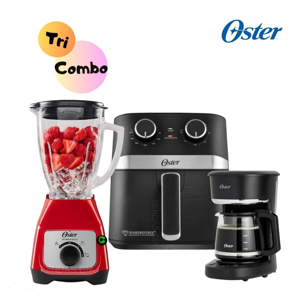 TriCombo Oster Licuadora 1.5 L - Freidora 4L y Cafetera