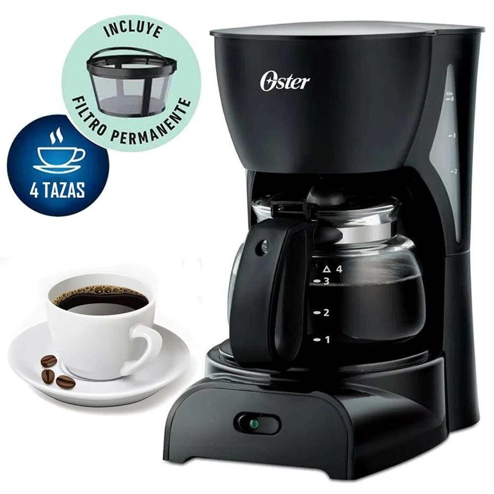 Cafetera Oster BVSTDCDR5B de 4 tazas Cafetera Oster BVSTDCDR5B de 4 tazas