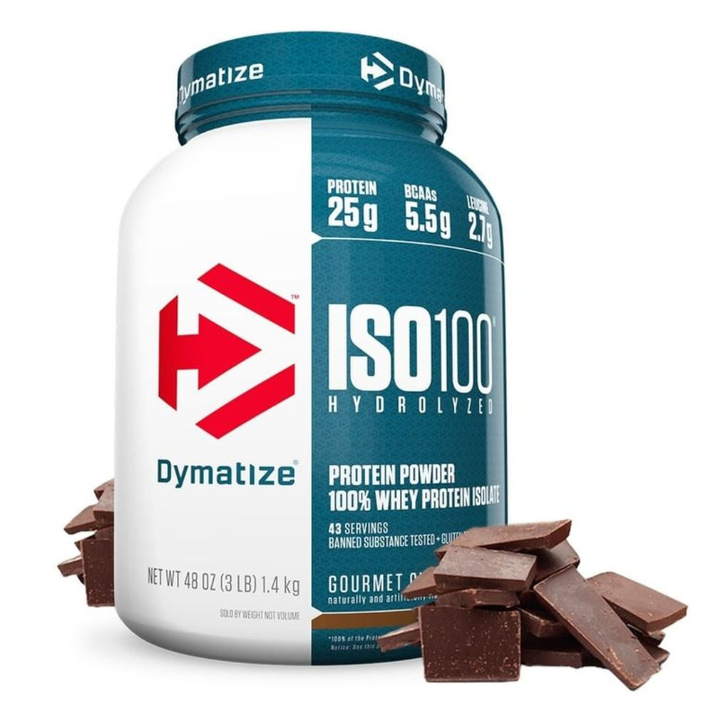 Proteína aislada ISO 100 3lb - Dymatize - Chocolate Proteína aislada ISO 100 3lb - Dymatize - Chocolate