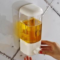 Dispensador de Jabón Gel Shapoo Liquido 500ml Pared
