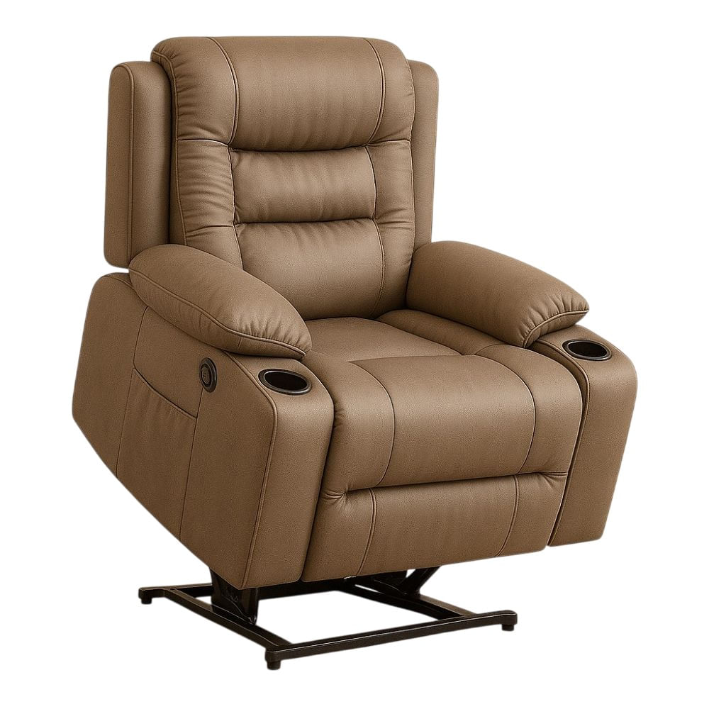 Sillon Reclinable Parate Masajeador Marron