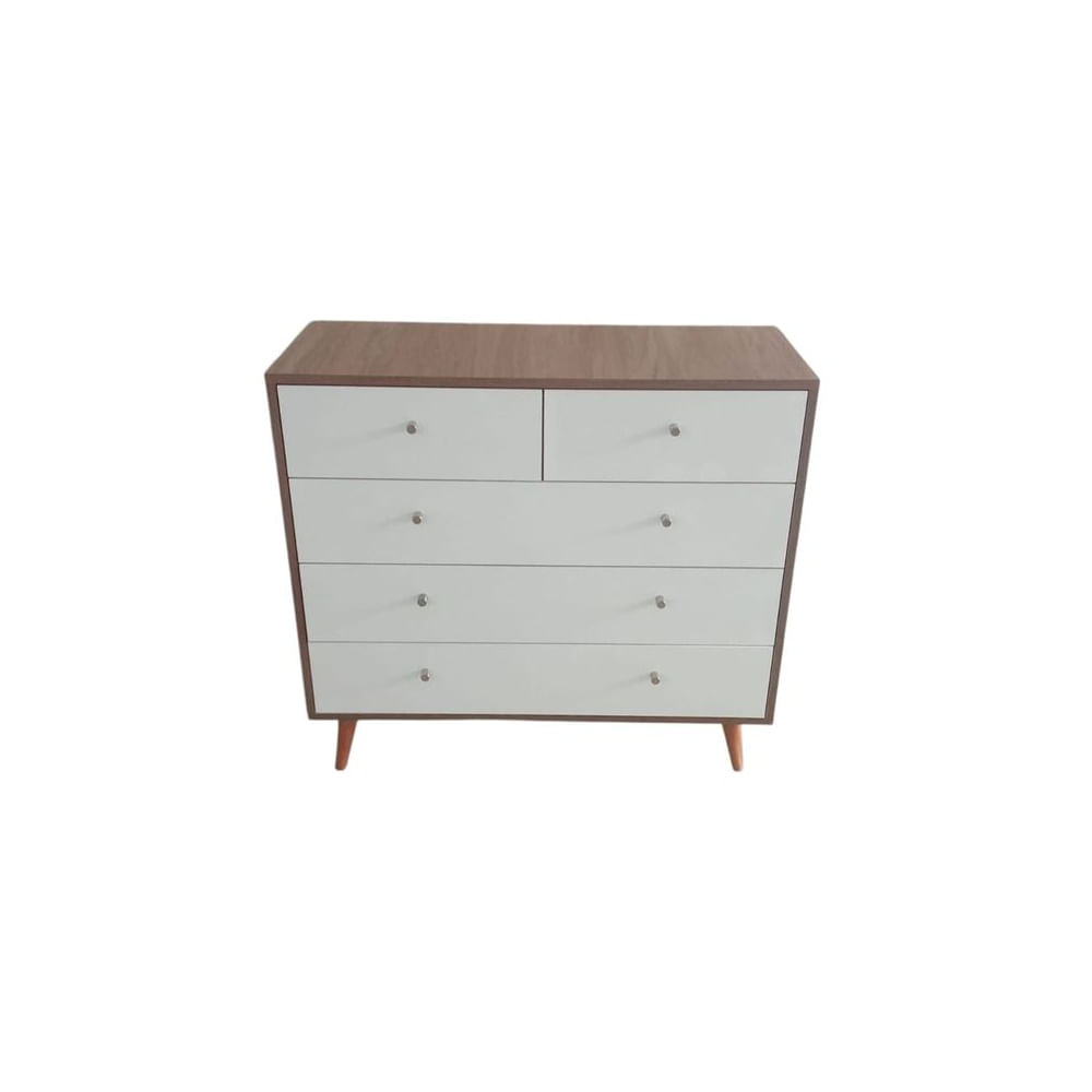 Comoda Castaño 5 Gavetas / Estilo Vintage