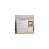 COMODA con CAMBIADOR para BEBÉ color blanco