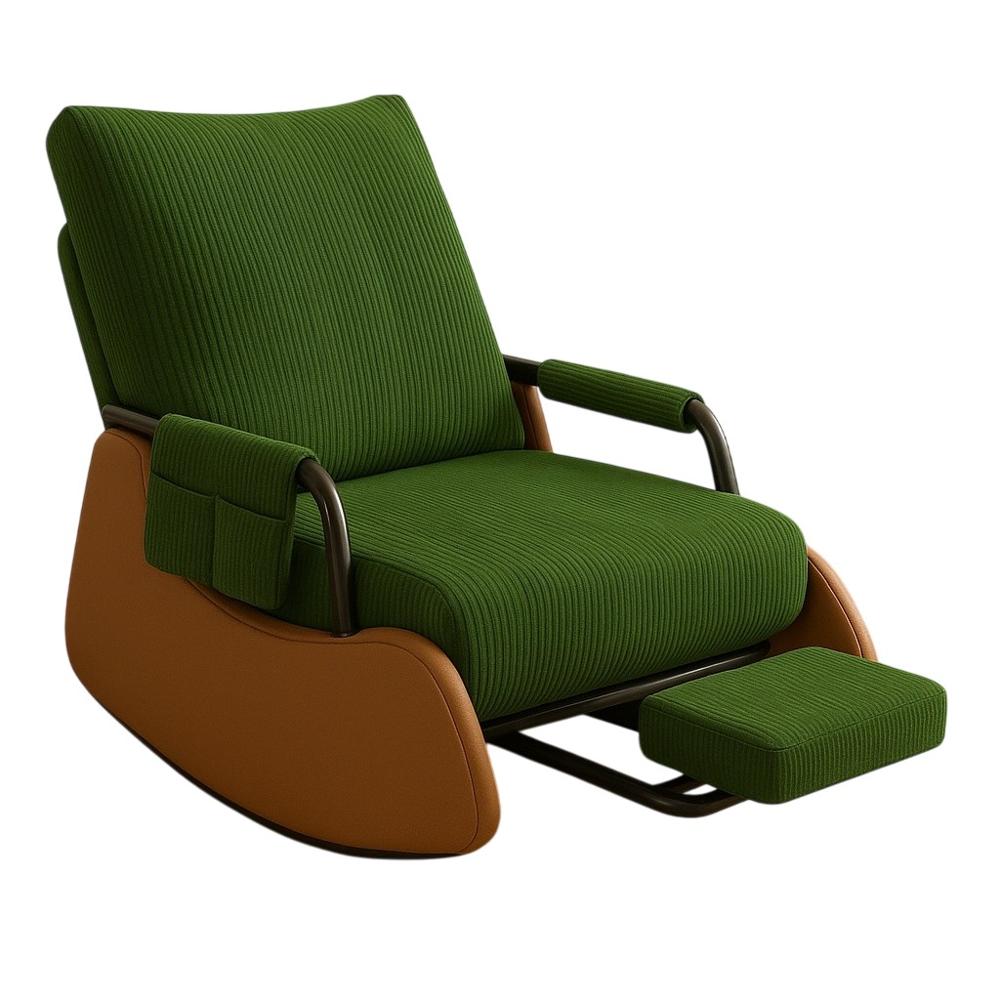 Silla Mecedora De Lujo Estilo Nordico Verde