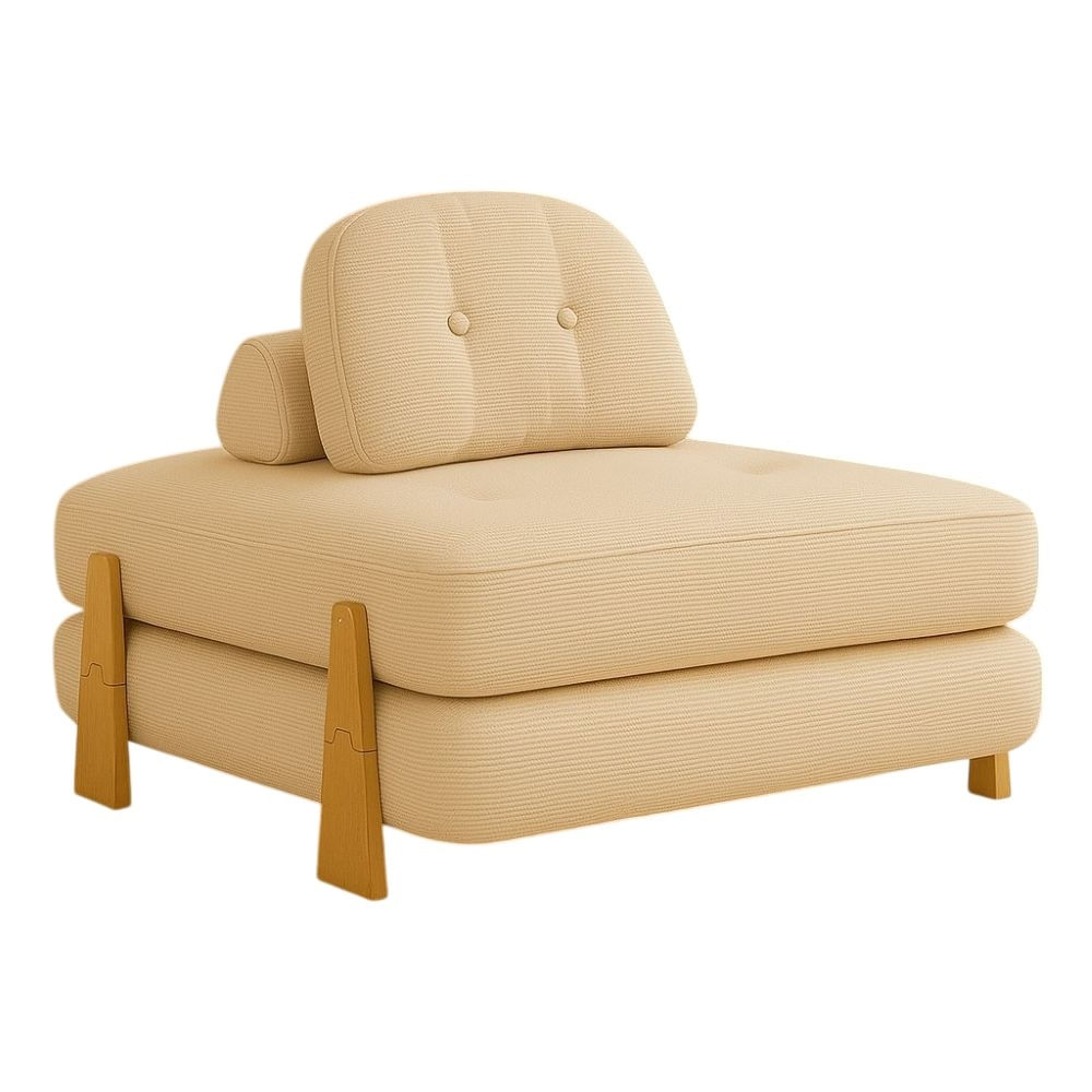 Sofa Cama Multifuncional Estilo Nordico Beige